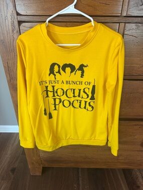 Yellow Hocus Pocus Graphic Sweatshirt